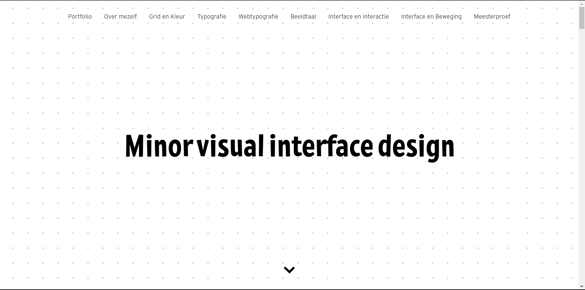 Portfolio van Minor Visual Interface Design